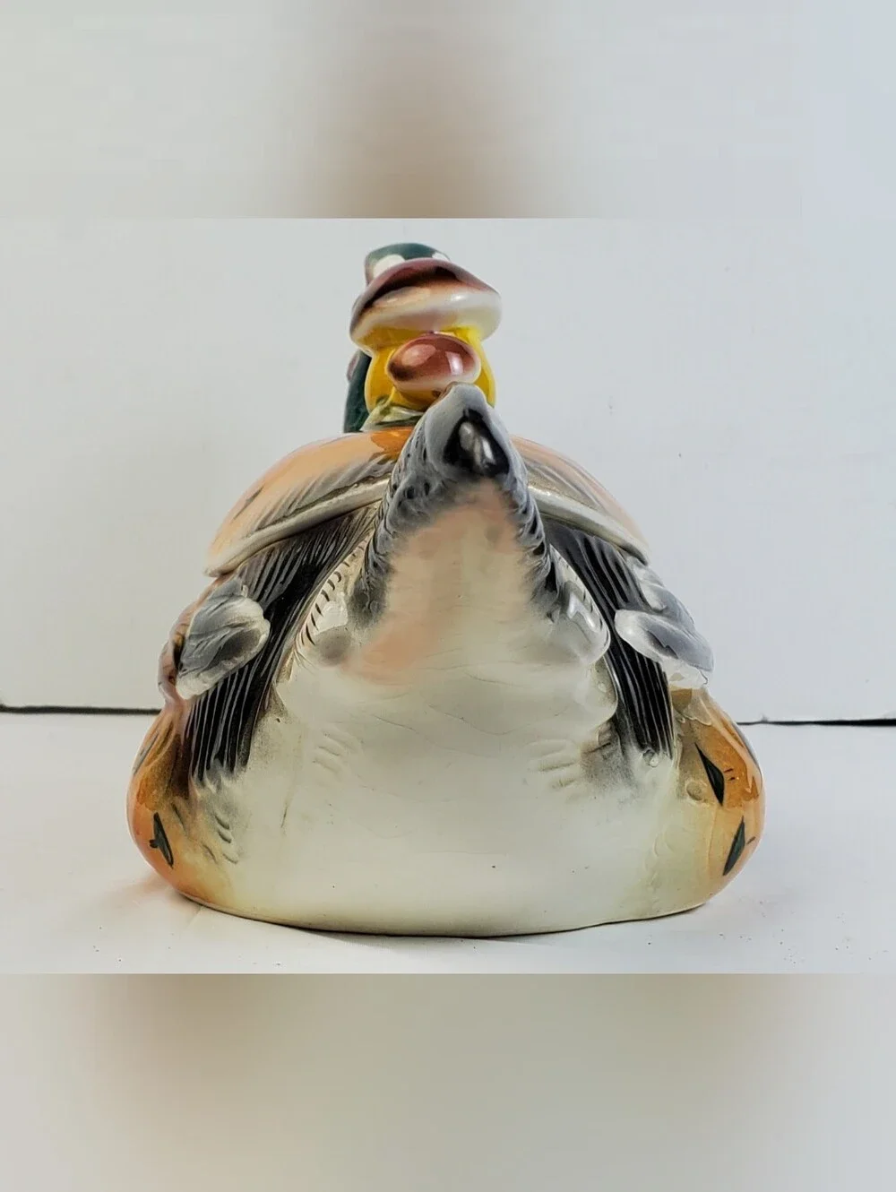 Morikin Japan VTG MCM Pheasant Tureen Cookie Biscuit Figure Jar SEE PHOTOS - GUC